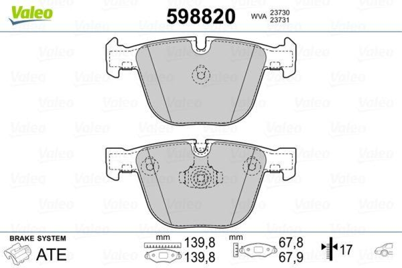 VALEO 598820 SBB-Satz PREMIUM