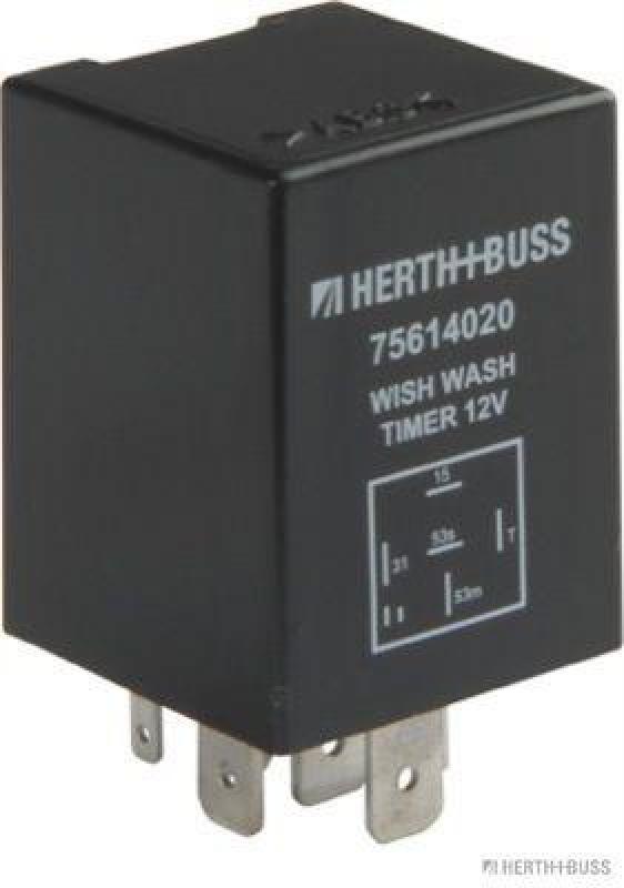 HERTH+BUSS 75614020 Relais, Wisch-Wasch-Intervall 10 A, 6 pins