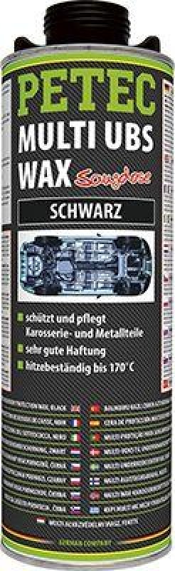 PETEC 73420 Unterbodenschutz Multi UBS Wax Saugdose schwarz 1000ml