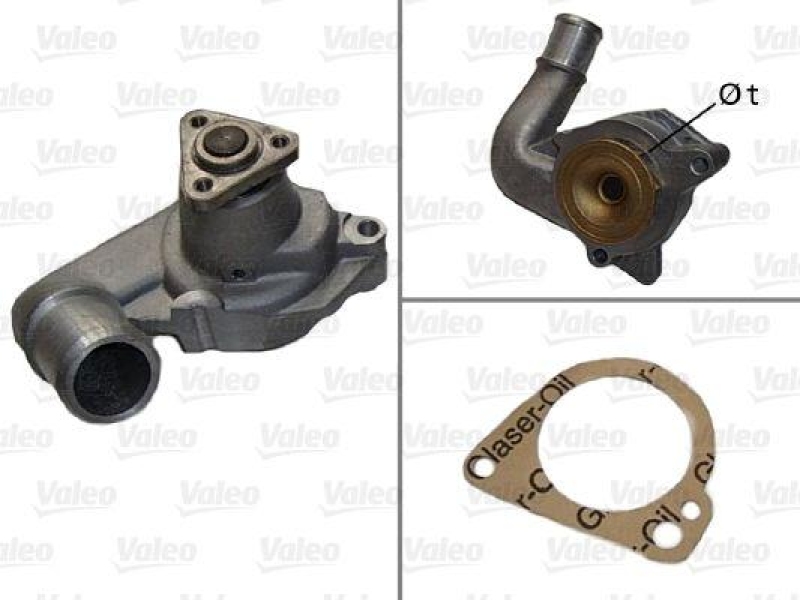 VALEO 506581 Wasserpumpe FORD, MAZDA FORD FIESTA