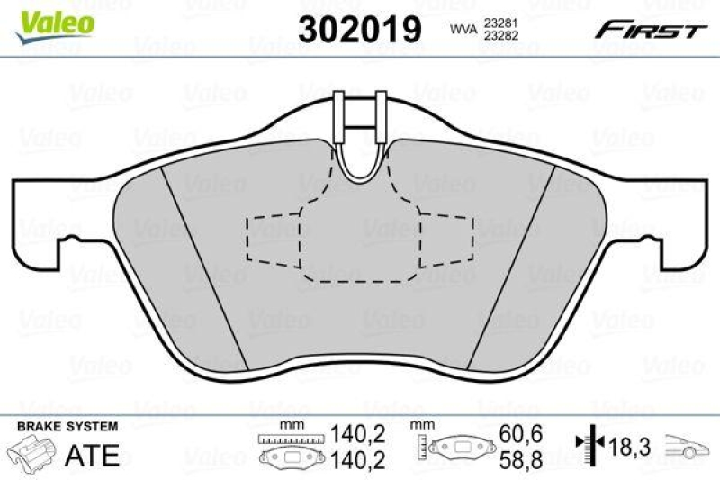 VALEO 302019 SBB-Satz FIRST