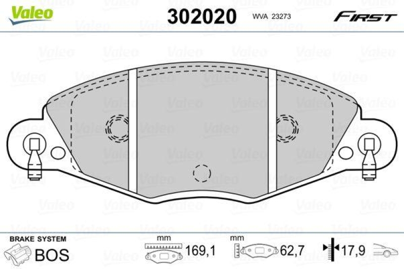 VALEO 302020 SBB-Satz FIRST