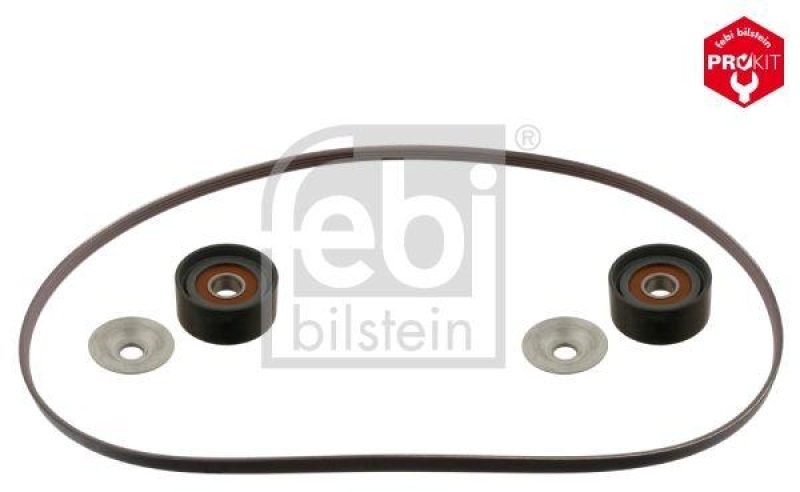 FEBI BILSTEIN 45964 Keilrippenriemensatz mit Umlenkrollen für Gebrauchsnr. für Keilrippenriemen