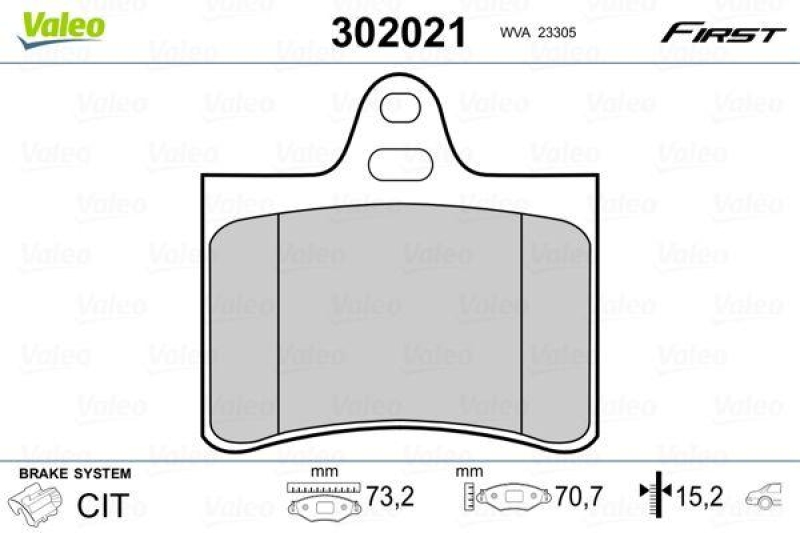 VALEO 302021 SBB-Satz FIRST