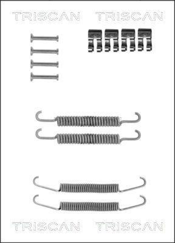 TRISCAN 8105 152220 Montagesatz F. Bremsbacken für Fiat, Seat