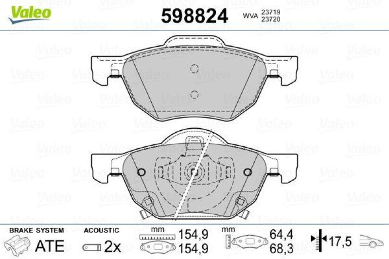 VALEO 598824 SBB-Satz PREMIUM