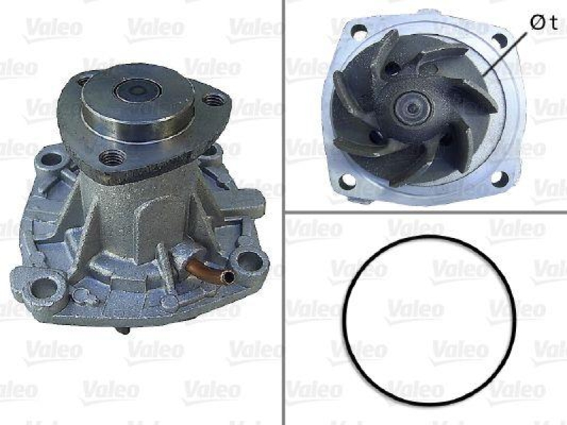 VALEO 506589 Wasserpumpe ALFA ROMEO, CHRYSLER, FORD,