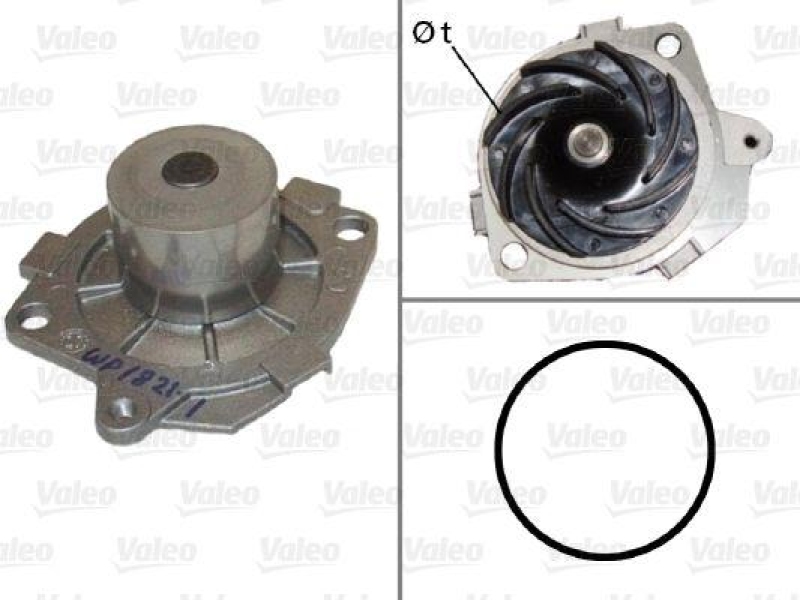 VALEO 506590 Wasserpumpe ALFA 147(00>04)1.9JTD