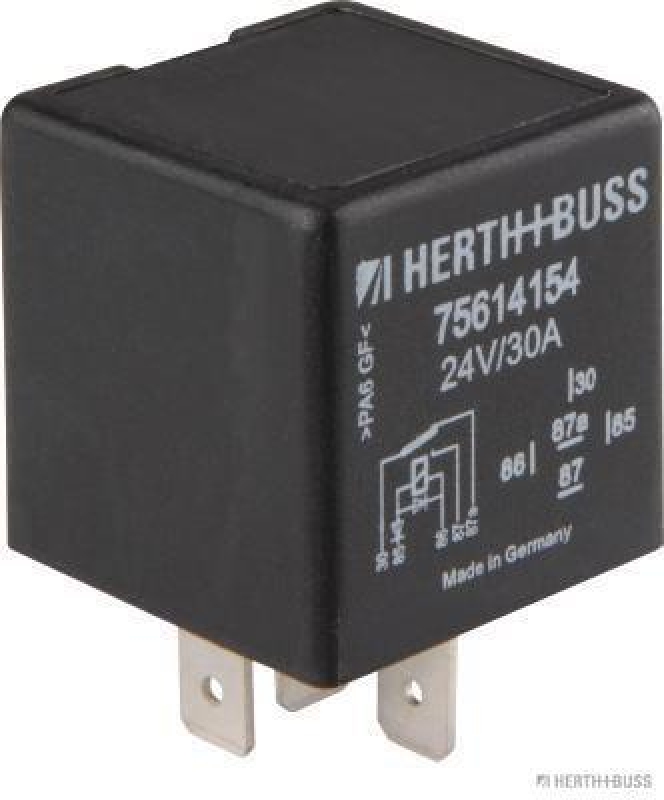 HERTH+BUSS 75614154 Relais, Arbeitsstrom 24 V, 30 A, 5 pins