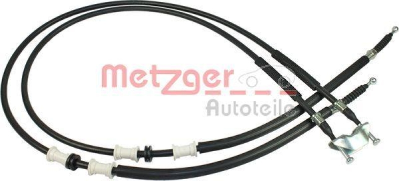 METZGER 11.5764 Seilzug, Feststellbremse f&uuml;r OPEL hinten MITTE