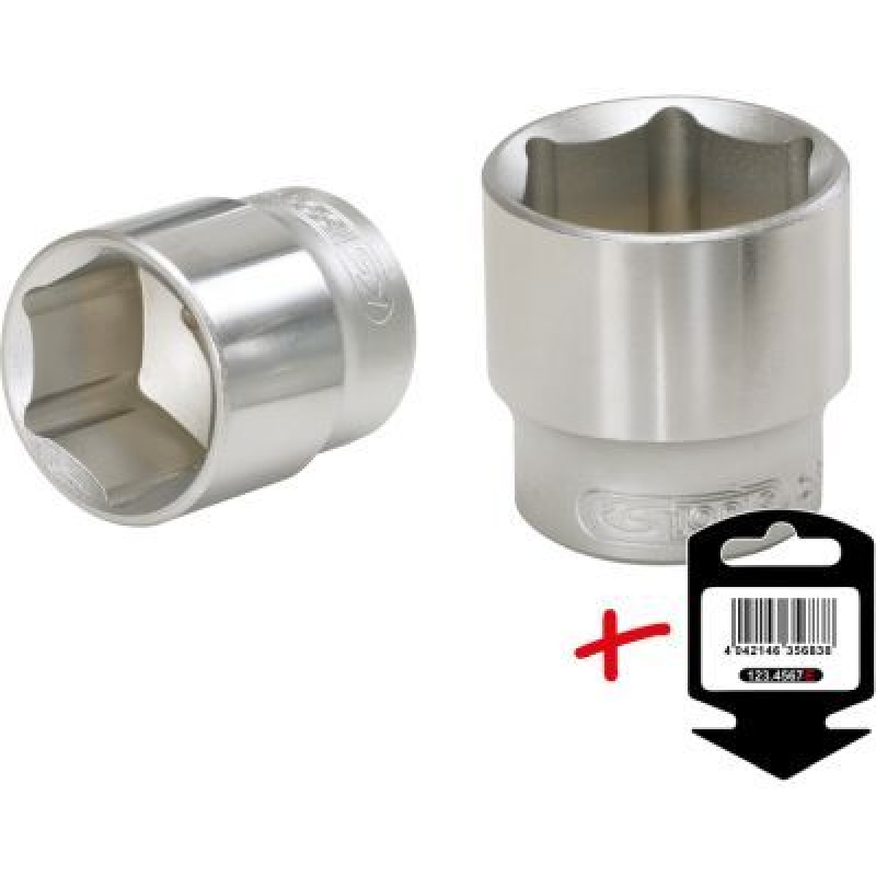 KS TOOLS 917.1220-E 1/2" Sechskant-Stecknuss 20mm