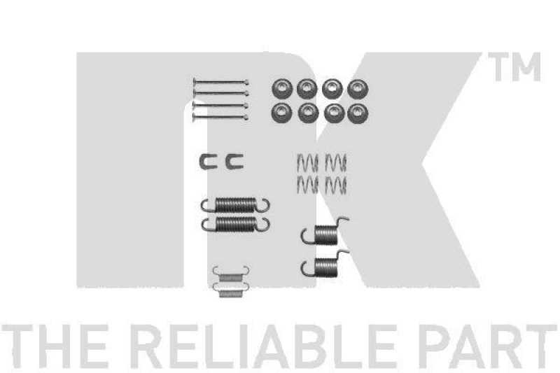 NK 7999834 Zubehörsatz, Bremsbacken für DAIHATSU, TOYOTA