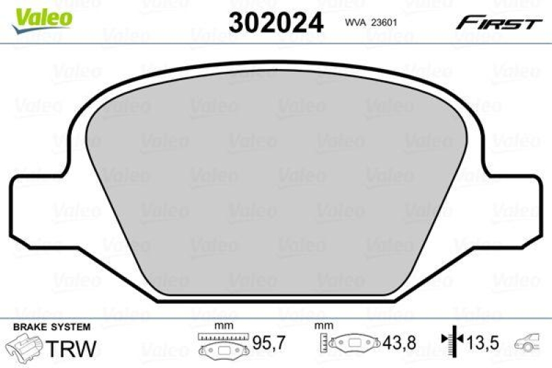 VALEO 302024 SBB-Satz FIRST