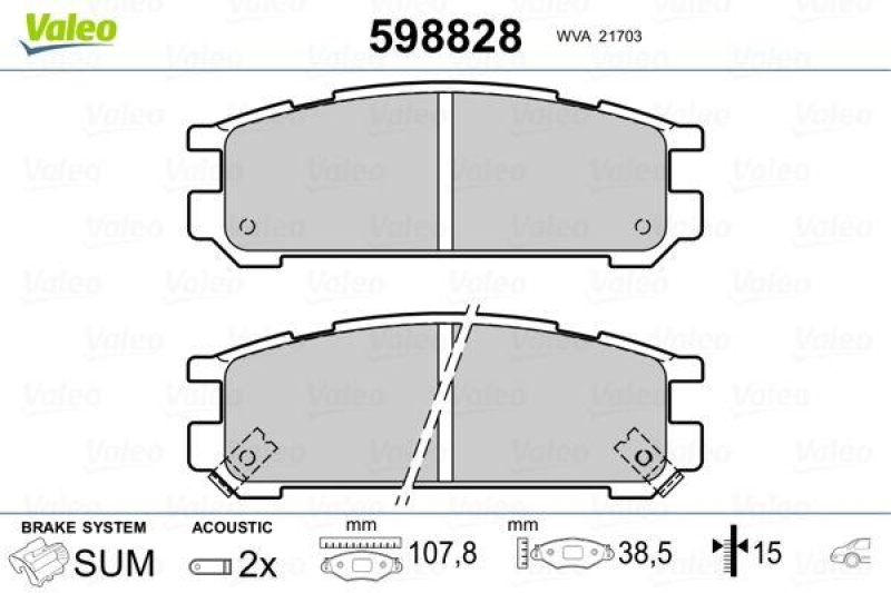 VALEO 598828 SBB-Satz PREMIUM