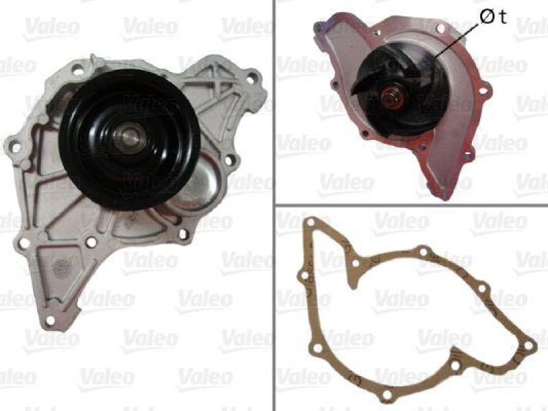 VALEO 506591 Wasserpumpe VW Passat / AUDI A4, A6, A8