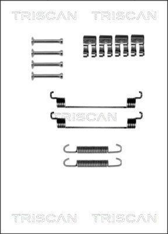 TRISCAN 8105 152556 Montagesatz F. Bremsbacken für Fiat