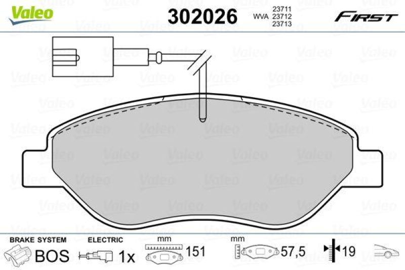 VALEO 302026 SBB-Satz FIRST