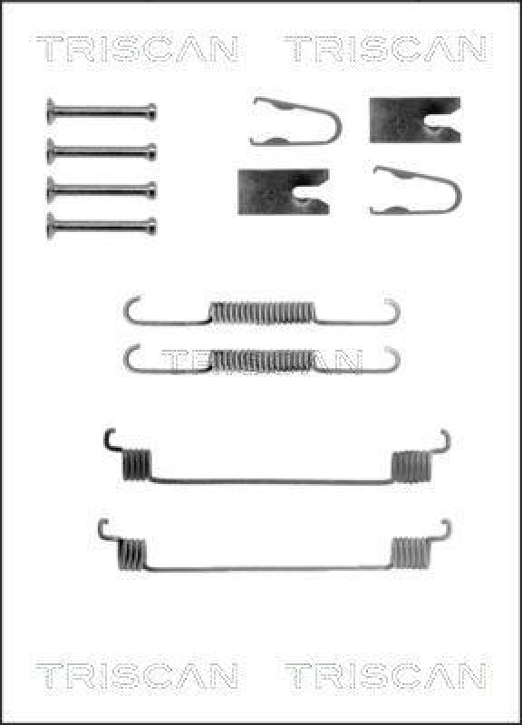 TRISCAN 8105 152557 Montagesatz F. Bremsbacken für Fiat, Lancia