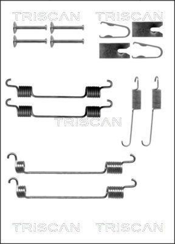 TRISCAN 8105 132588 Montagesatz F. Bremsbacken für Toyota