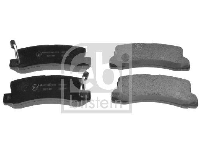 FEBI BILSTEIN 16743 Bremsbelagsatz für TOYOTA