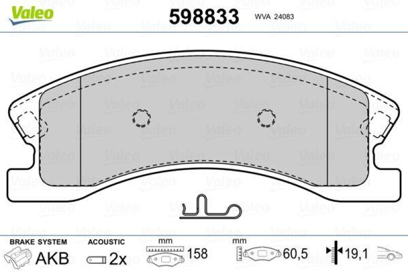 VALEO 598833 SBB-Satz PREMIUM