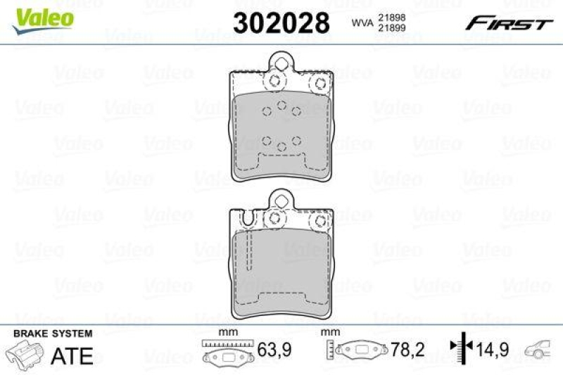 VALEO 302028 SBB-Satz FIRST