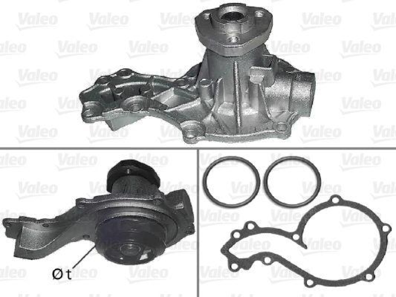 VALEO 506594 Wasserpumpe AUDI, VOLKSWAGEN AUDI A4