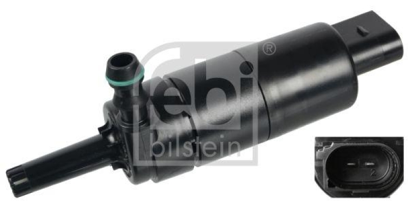 FEBI BILSTEIN 108945 Waschwasserpumpe für Scheibenreinigungsanlage für Opel