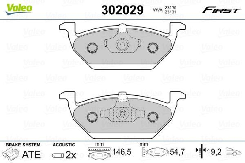 VALEO 302029 SBB-Satz FIRST