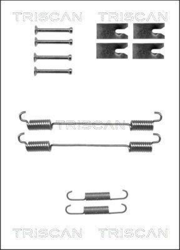 TRISCAN 8105 152561 Montagesatz F. Bremsbacken für Fiat