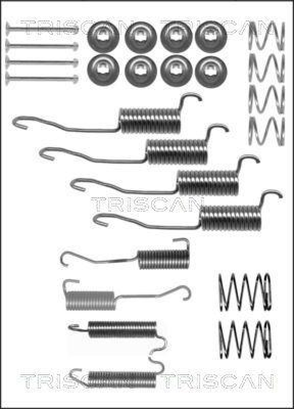 TRISCAN 8105 152564 Montagesatz F. Bremsbacken für Iveco