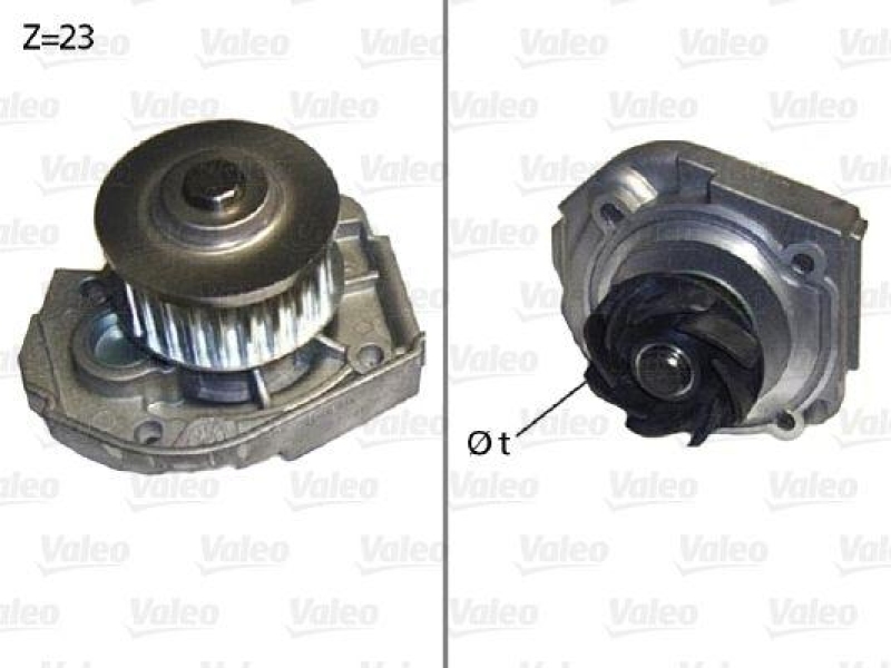 VALEO 506598 Wasserpumpe FIAT, LANCIA FIAT BRAVA