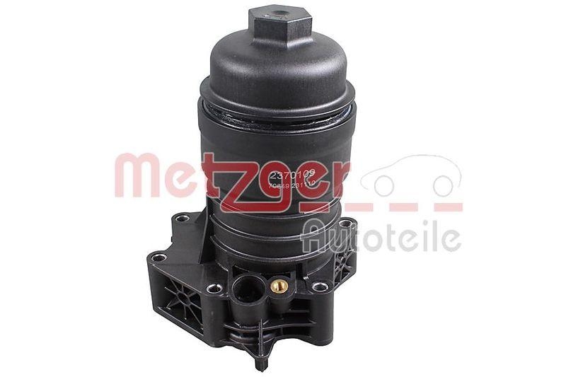 METZGER 2370109 Gehäuse, Ölfilter für AUDI/PORSCHE/VW MIT DICHTUNGEN O. FILTER