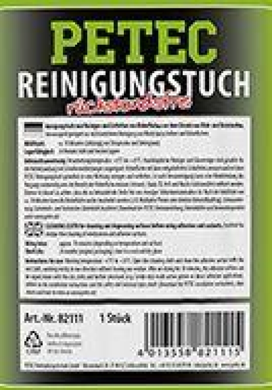 PETEC 82111 Reinigungstuch rückstandsfrei