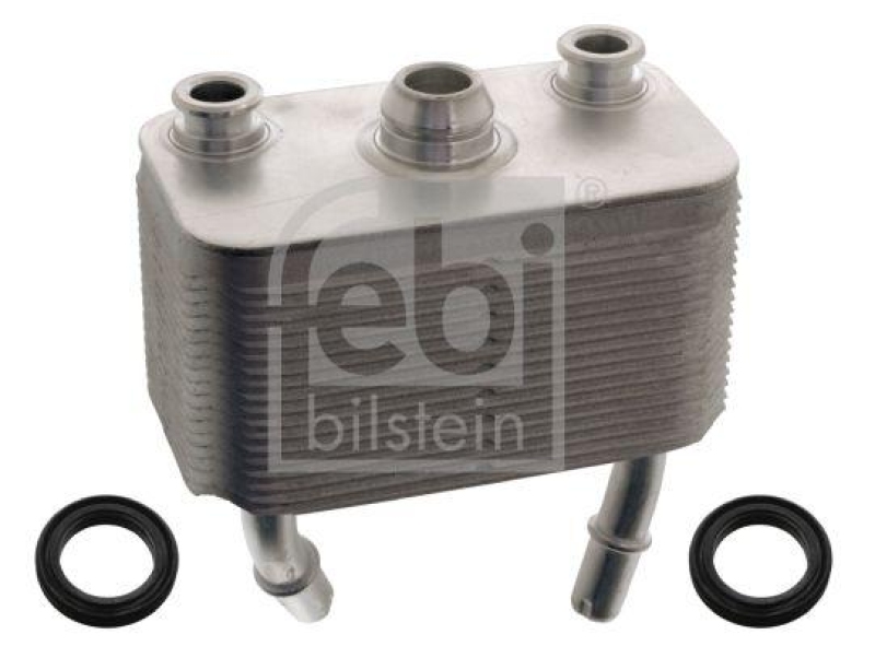 FEBI BILSTEIN 100127 Ölkühler für Automatikgetriebe, mit Dichtringen für BMW