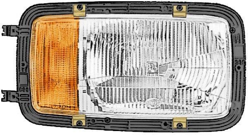 HELLA 1LH 002 658-521 Heckscheinwerfer rechts Halogen MB