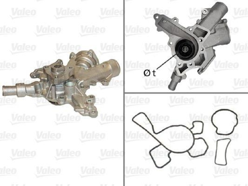 VALEO 506601 Wasserpumpe OPEL, VAUXHALL GM AGILA