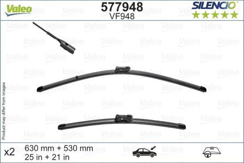 VALEO 577948 Silencio Original Front FBOE (x2) VF948