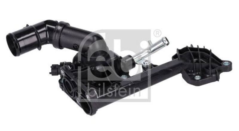 FEBI BILSTEIN 186484 Thermostatgehäuse mit Sensor, Dichtung und Thermostat für Fiat