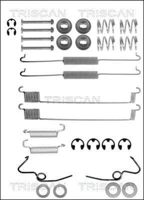 TRISCAN 8105 162509 Montagesatz F. Bremsbacken für Ford Transit