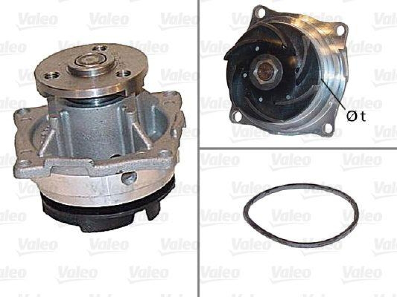 VALEO 506604 Wasserpumpe FORD, MAZDA FORD FOCUS