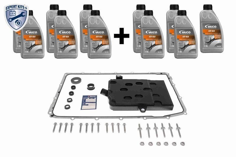 VAICO V25-2253-xxL Teilesatz, Automatikgetriebe-Ölwechsel 10-Gang (10R80) für FORD