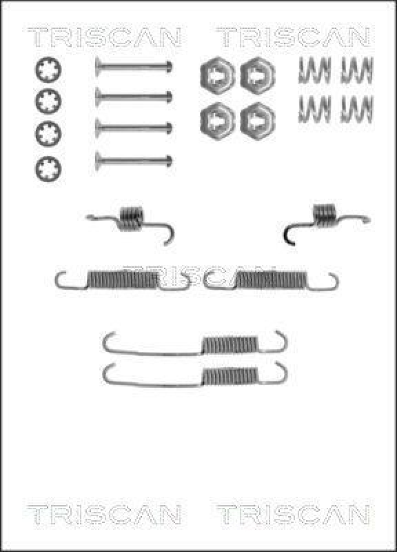 TRISCAN 8105 162541 Montagesatz F. Bremsbacken für Ford Fiesta