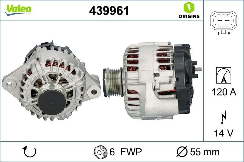 VALEO 439961 Generator Neu - ORIGINS