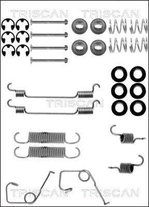 TRISCAN 8105 162579 Montagesatz F. Bremsbacken für Ford Transit