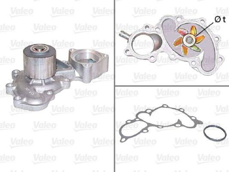 VALEO 506608 Wasserpumpe TOYOTA Land Cruiser