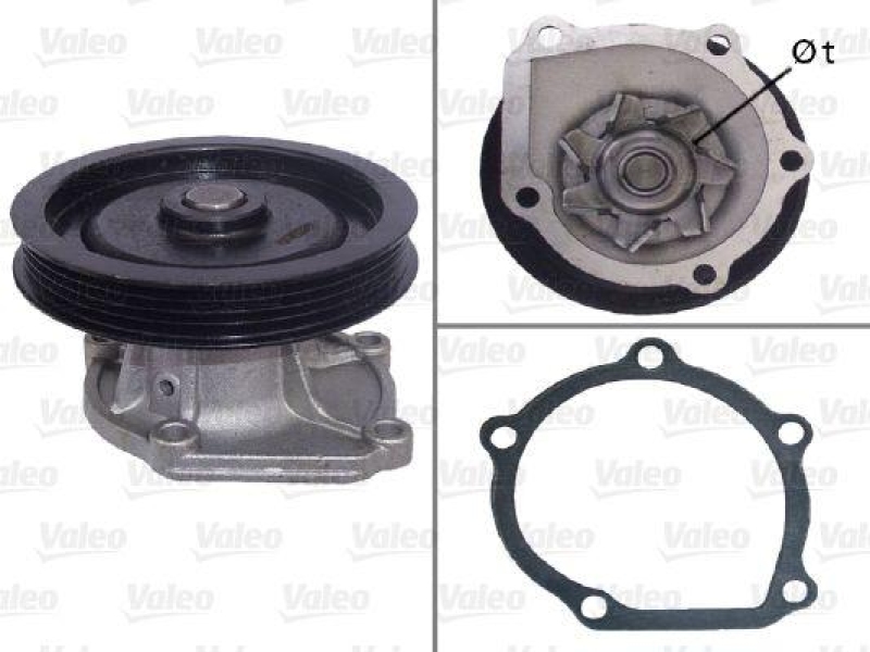 VALEO 506610 Wasserpumpe TOYOTA TOYOTA COROLLA