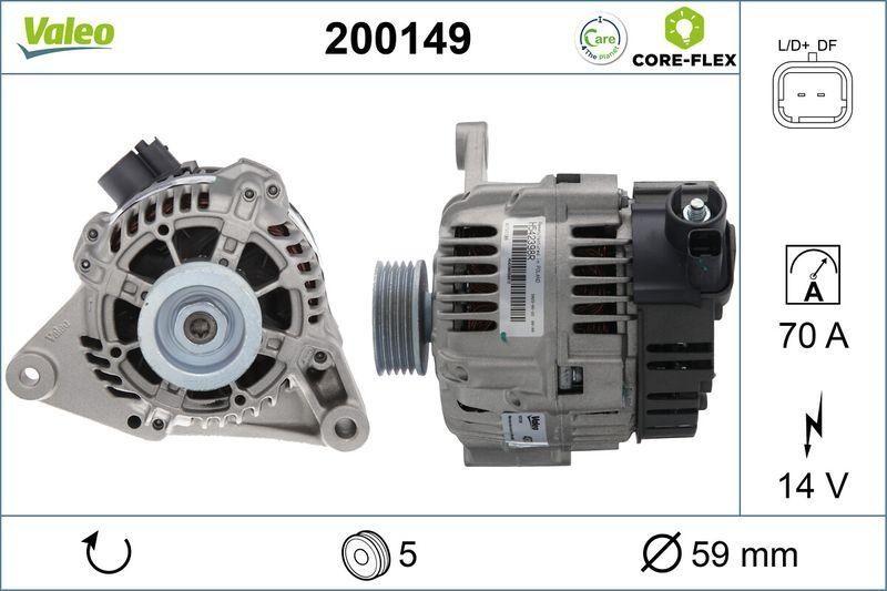 VALEO 200149 Generator - CORE-FLEX - CITROEN Berl