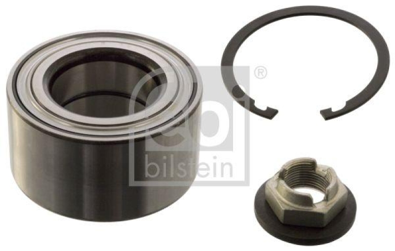 FEBI BILSTEIN 101362 Radlagersatz mit Achsmutter und Sicherungsring für Ford