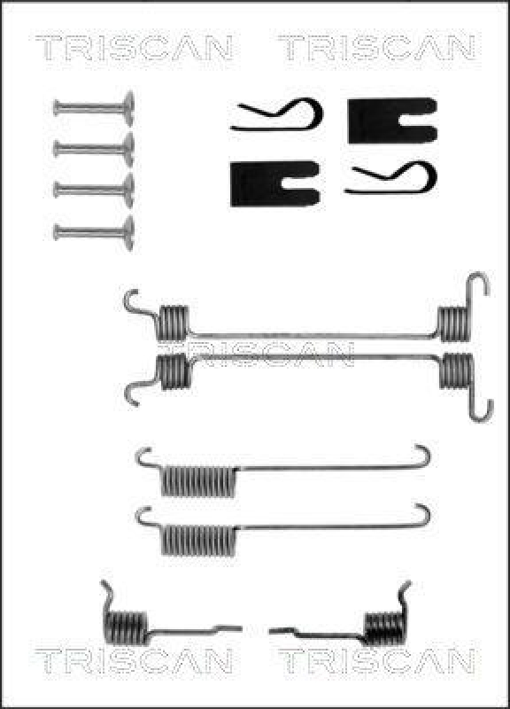 TRISCAN 8105 162590 Montagesatz F. Bremsbacken für Ford Focus